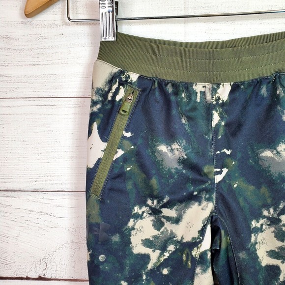 Under Armour Boys Camo Jogger Sweatpants Zip Pockets Youth Size 6 NWT - Picture 2 of 8